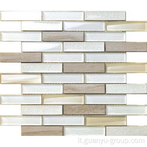 Marrone bianco e grigio mosaico